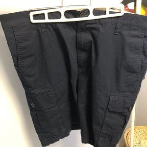 dockers navy blue cargo shorts size 38